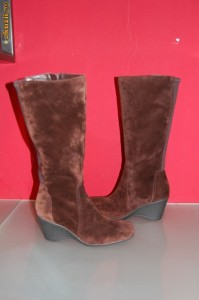 CIZME PIELE INTOARSA -NATURALIZER-ORIGINALE USA