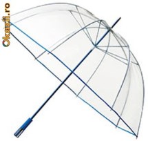 Umbrela transparenta Marime - Universal, Culoare - Royal=albastru,  022.22-246-223