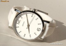 CEAS elegant curea alba ORIGINAL DKNY NY8159 clasic nou cu eticheta, in cutie (exact ca in magazin) - IN STOC - Livrare rapida. DONNA KARAN NEW YORK foto