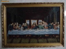 Icoana - Cina cea de taina - tesatura mecanica foto
