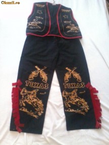 vand costum cowboy copii varsta 7-8 ani foto