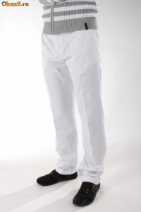 Pantaloni de barbati Souvenir Clubbing, alb [Cod: TZPS001] foto