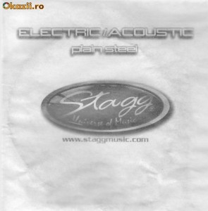 Coarda chitara electrica Stagg NIW-026 foto