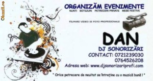 DJ SONORIZARE , VIDEO ,FOTO AMENAJARI ,DECORATIUNI, ORGANIZARI EVENIMENTE BUCURESTI foto