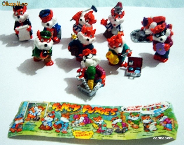SURPRIZE KINDER - FANCY FUXIES  - SERIE COMPLETA foto mare