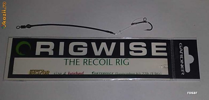The Recoil Rig ( Gardner Incizor nr.4) foto mare