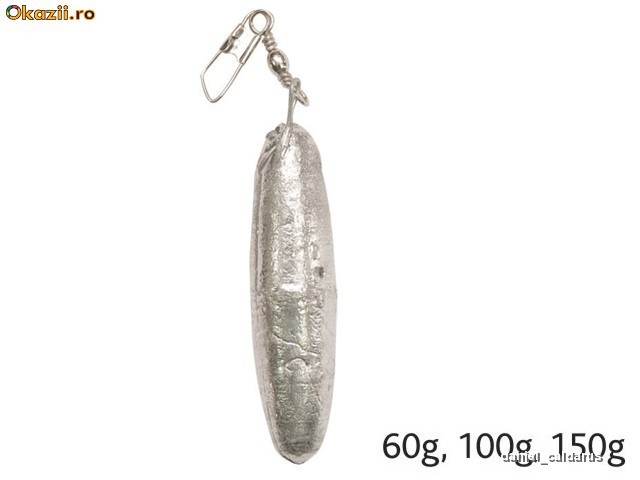 Zip bomb pt. pescuit 60g/100g/150g foto mare