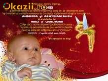 Invitatii personalizate de lux pentru botezuri foto mare