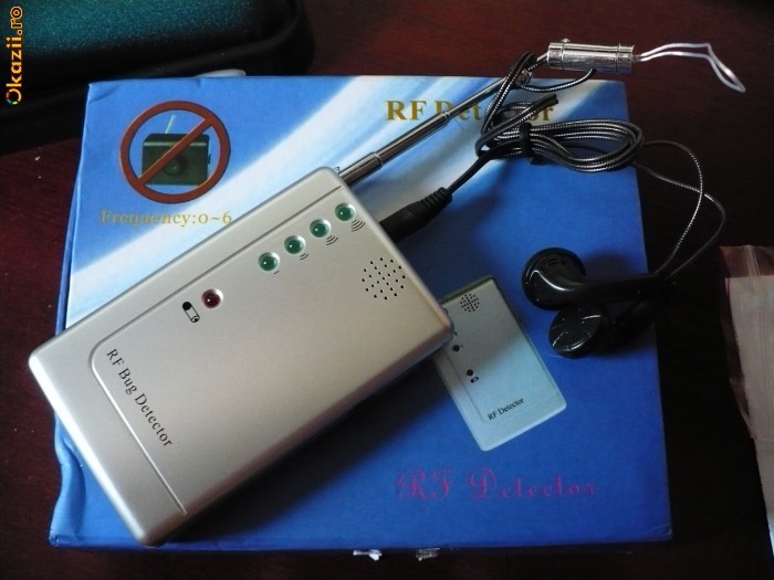 Set (doua) detector profesional microfoane,camere video,telefoane foto mare