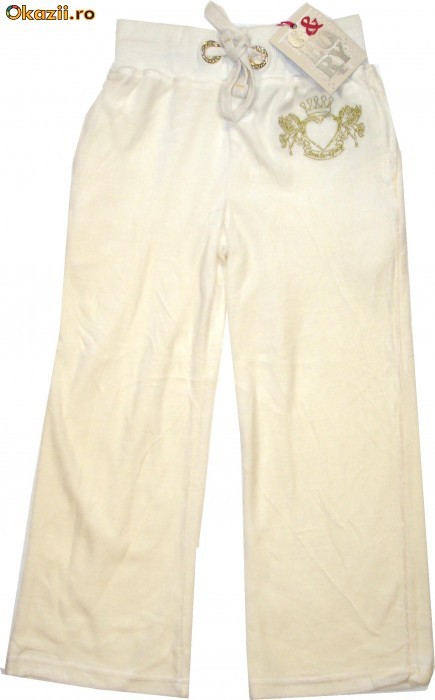Pantalon Soul &amp; Glory alb foto mare