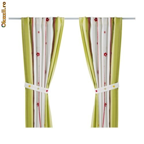 IKEA - FABLER BARD perdea +cordon 120x250 multicolor 2buc. + MULTE ALTE PRODUSE IKEA ORIGINALE foto mare