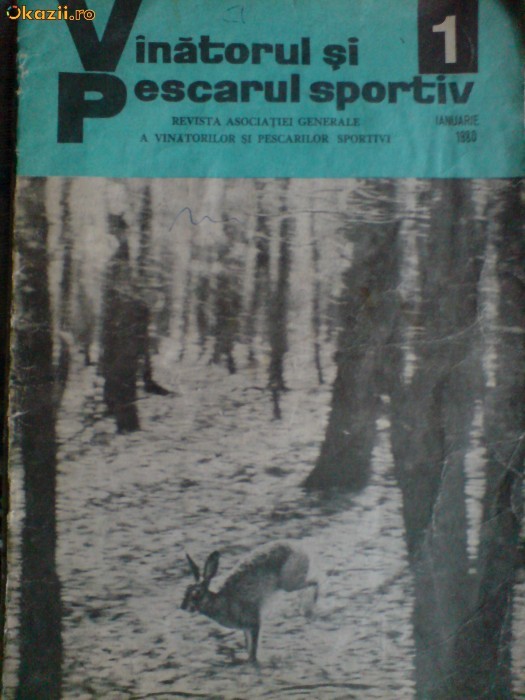 Reviste vanatorul si pescarul sportiv, 1980-1989, 13 bucati foto mare