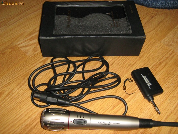 MICROFON PROFESIONAL PANASOUND foto mare