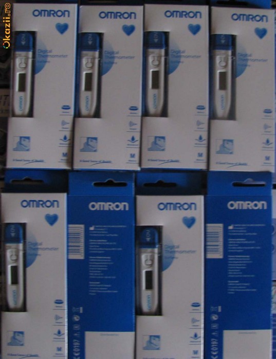 Termometre digitale OMRON si SANITAS foto mare