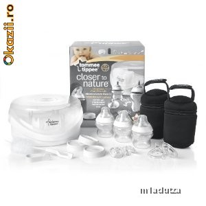 Tommee Tippee - Microwave Steam Steriliser Kit (fara BPA) 300 lei REDUS 250 LEI foto mare