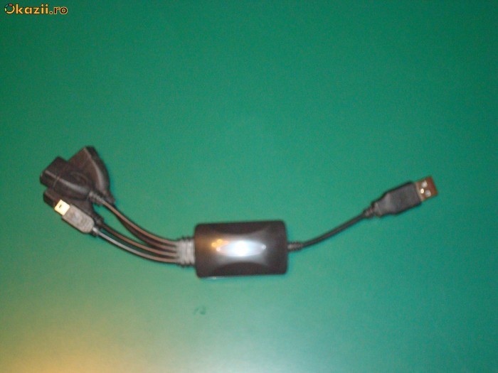 Hub multiplicator USB+MINI USB 4 porturi foto mare