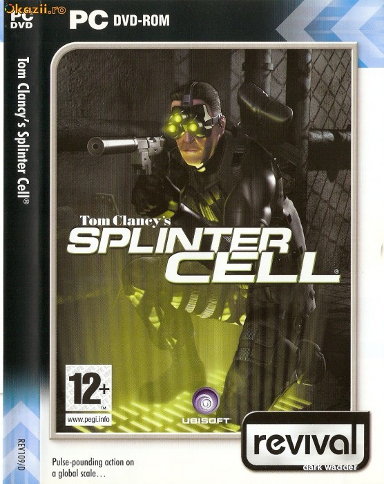 JOC PC TOM CLANCY's SPLINTER CELL ORIGINAL foto mare