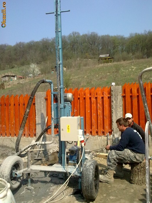 Instalatie foraj/ foreza puturi apa M310, Gen. trifazic 15KW !!! foto mare