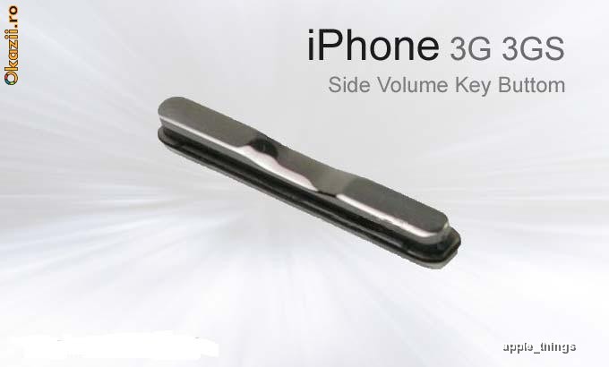 Buton butoane Volum Laterale ORIGINAL ORIGINALE Apple iPhone 3G 3GS foto mare