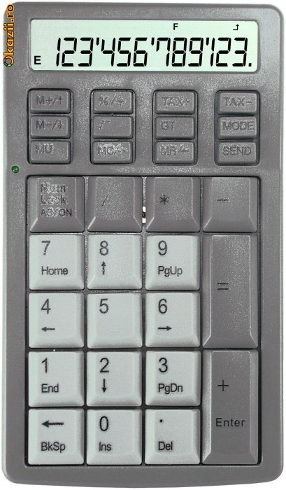 tastatura numerica cu calculator de birou 4522 foto mare