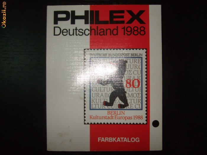 Catalog Philex Germania 1988 foto mare