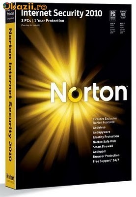 Antivirus norton internet security 2010 - 3 useri foto mare