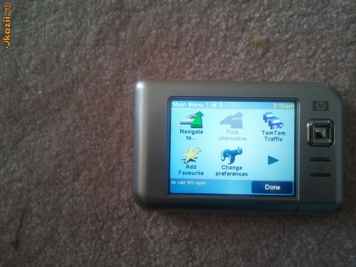 hp travel campanion navigatie tomtom predefint foto mare