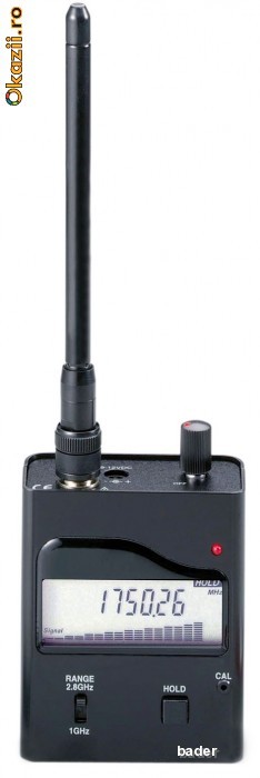 DETECTOR RF DE CAMERE ASCUNSE SI MICROFOANE foto mare