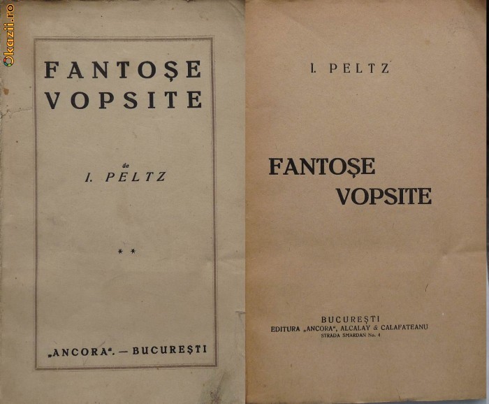 I. Peltz , Fantose vopsite , interbelica foto mare