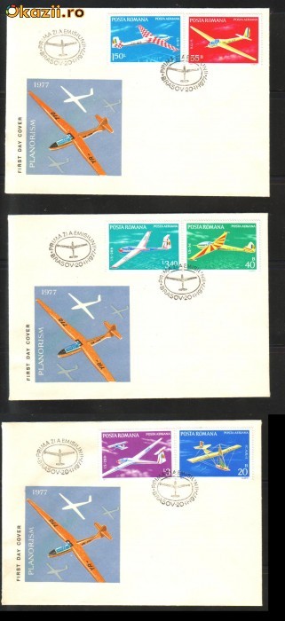 LP 931 - Aviatie planoare FDC foto mare