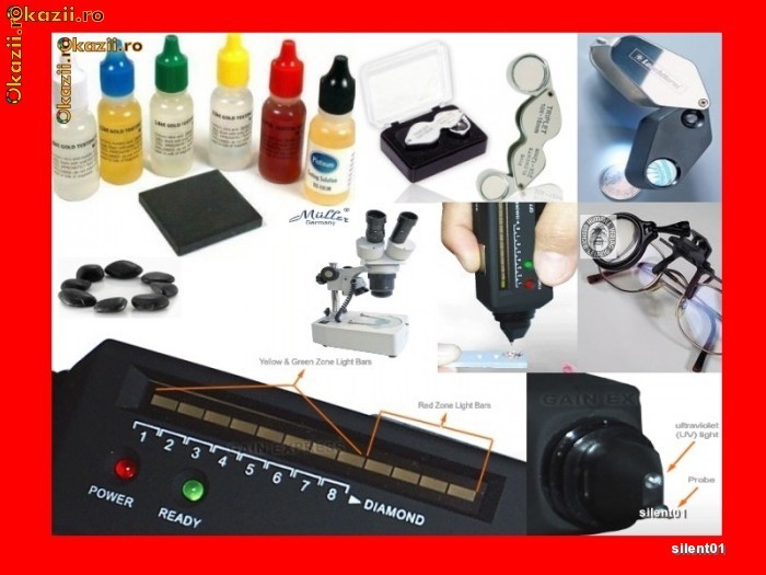 Kit Full Solutii aur Verificare Aur Argint Platina solutie aur foto mare