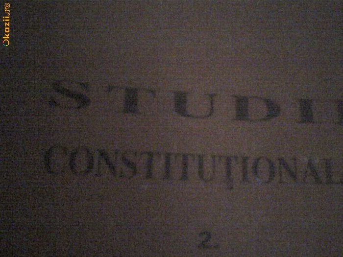 IOAN MURARU, MIHAI CONSTANTINESCU - STUDII CONSTITUTIONALE VOL 2 foto mare