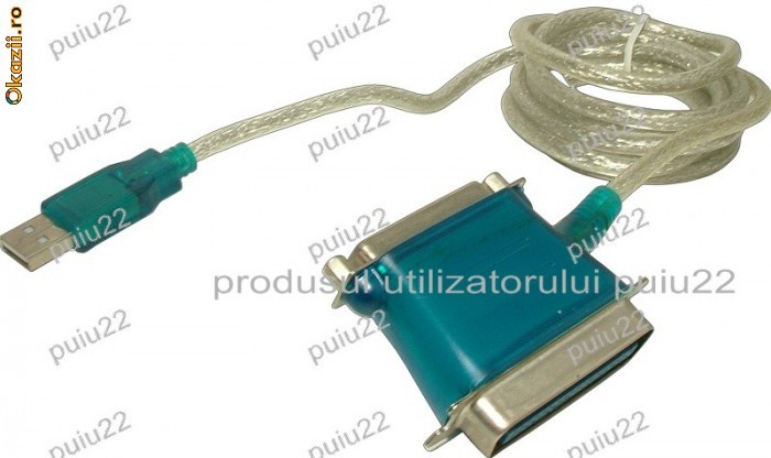 Adaptor USB - DB 25 mama/ port imprimanta-4712 foto mare