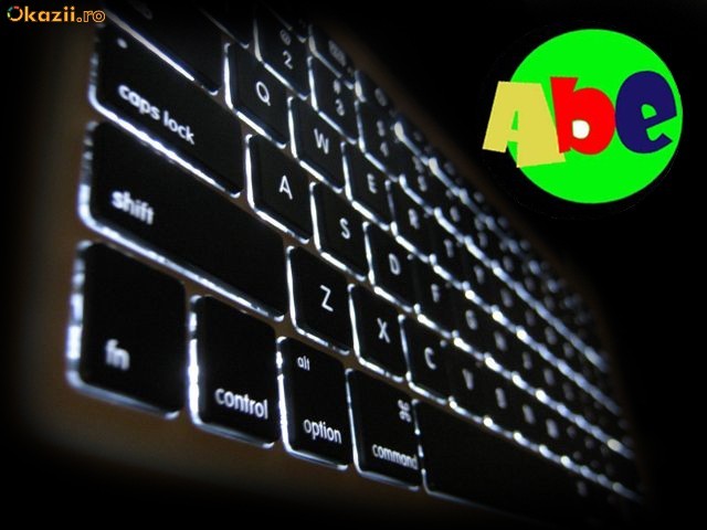 TASTATURA LAPTOP APPLE MACBOOK PRO 13.3 BLACK CU BACKLIGHT (ILUMINATA) foto mare