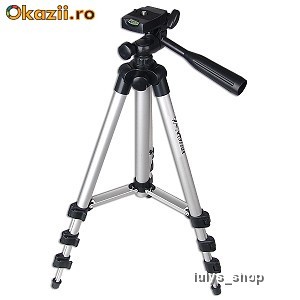 TREPIED ALUMINIU 106 CM WT-3110A  CU HUSA INCLUSA foto mare