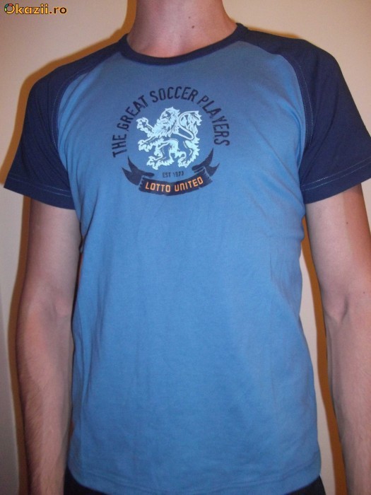 TRICOU LOTTO ORIGINAL MARIMEA M foto mare