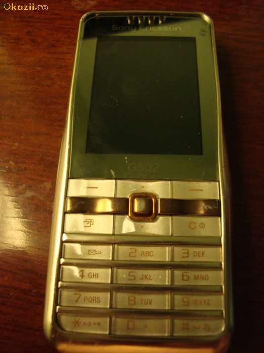 Sony Ericsson G502 foto mare