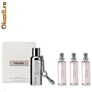 Amber Tendre Prada EDP Parfum de buzunar De dame 3x10 ml foto mare