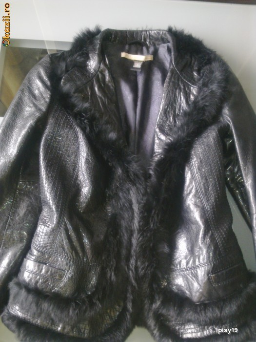 GECUTA ROBERTO CAVALLI CU CHINCHILLA,ORIGINALA,SUPERBA! foto mare