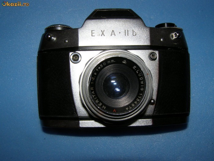 Exa II b  cu obiectiv  Meritar 2.9/50mm foto mare
