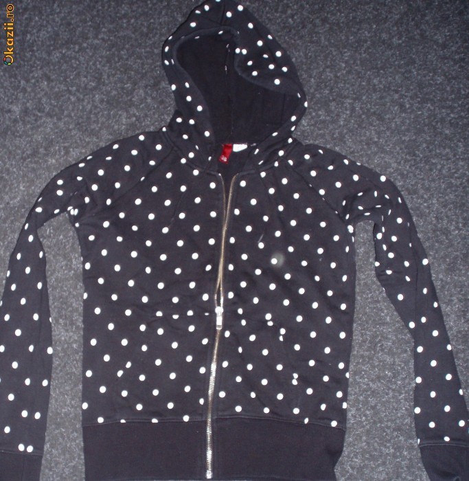 Hanorac H&amp;M vesel, 100% bumbac, super oferta foto mare