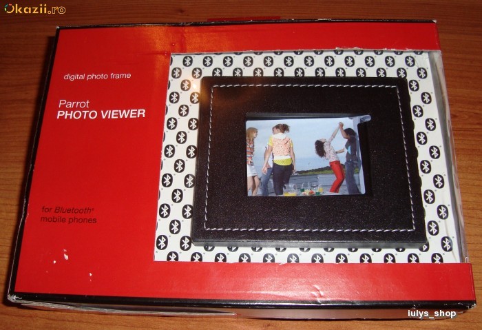 RAMA FOTO DIGITALA PARROT PHOTO VIEWER 3.5 TRANSPORT GRATUIT SAU DOAR 9.9 LEI PRIN FAN COURIER + CADOU IN VALOARE DE MAXIM 10 LEI foto mare