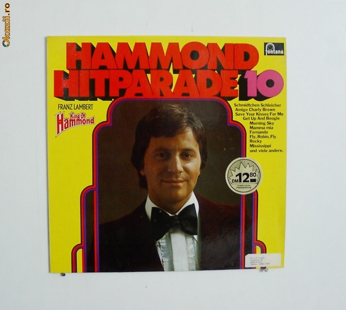 Disc Vinil LP:  Franz Lambert - Hammond Hitparade 10 foto mare