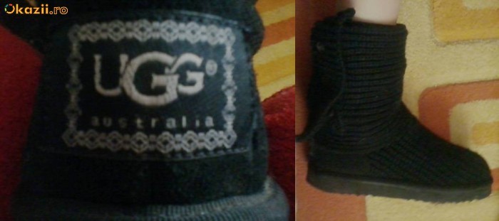 UGG ORIGINALE crosetate PRET BUN foto mare