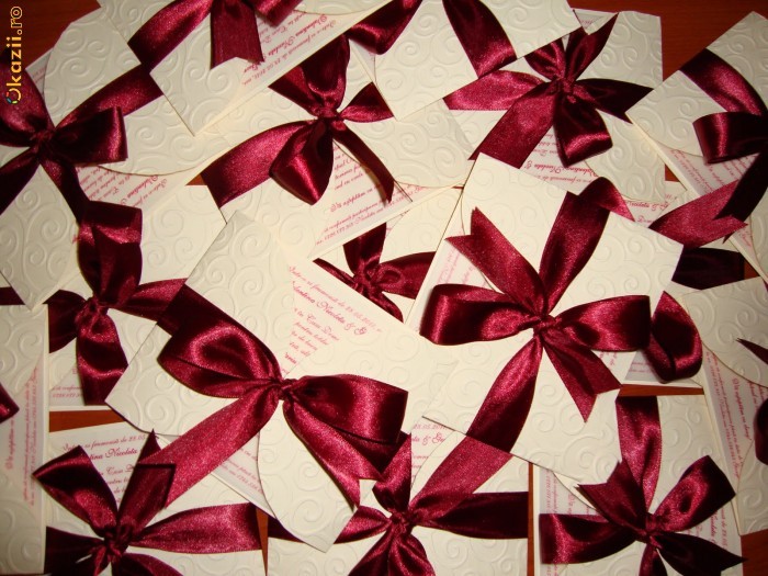 invitatie nunta handmade foto mare