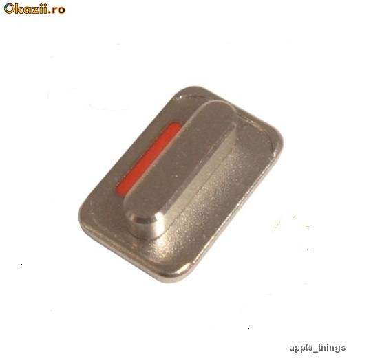 Buton Silent Lateral - Mute Silentios Profil ORIGINAL Apple iPhone 4 4G 4S foto mare