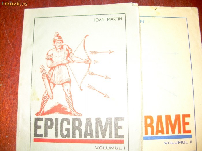 Epigrame-Martin Ion vol.I,II foto mare