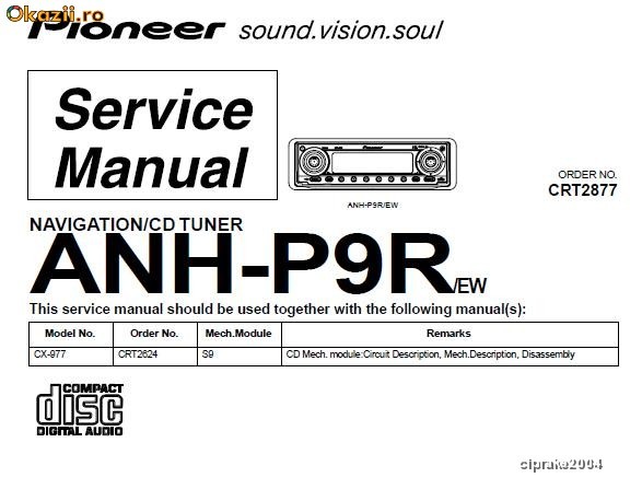 Scheme HI-FI DVD auto , etc. Pioneer foto mare