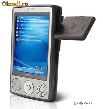 Vand [NB: IGO8 Navigatie Inclusa] PDA Asus 636N MyPal cu Chipset GPS integrat, Sistem de operare - Microsoft Windows Mobile 5.0 foto mare