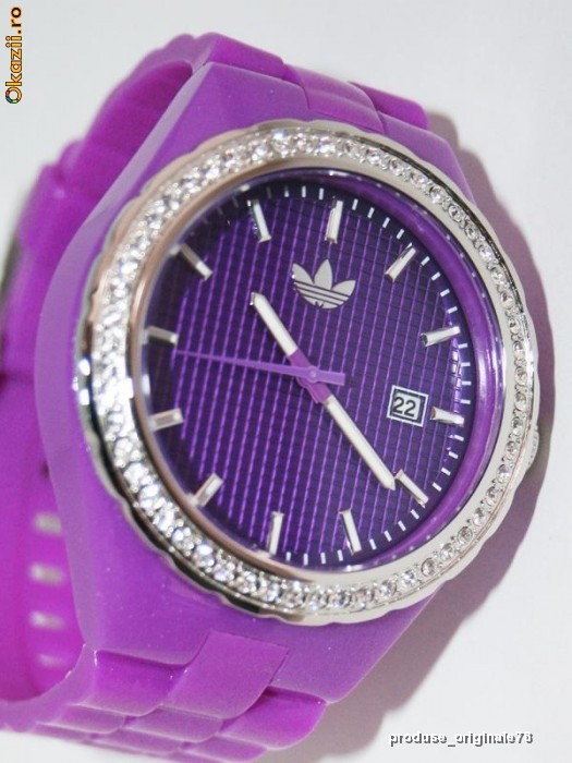 Ceas dama ADIDAS ADH2104, NOU cu ETICHETA, in CUTIE, produs original, ideal cadou, PRET MAGAZIN 80 euro, combinatie perfecta eleganta si sport foto mare